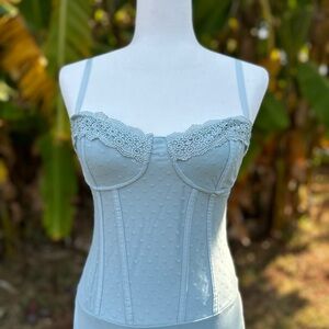 Lace Bustier Corset Bodysuit for Women